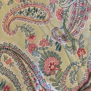 Pottery Barn Fabric Paisley Shower Curtain